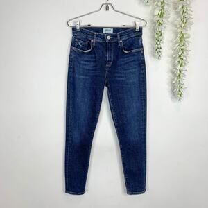 AGOLDE Sophie high rise skinny jeans dark wash stretch cotton indie classic 2146